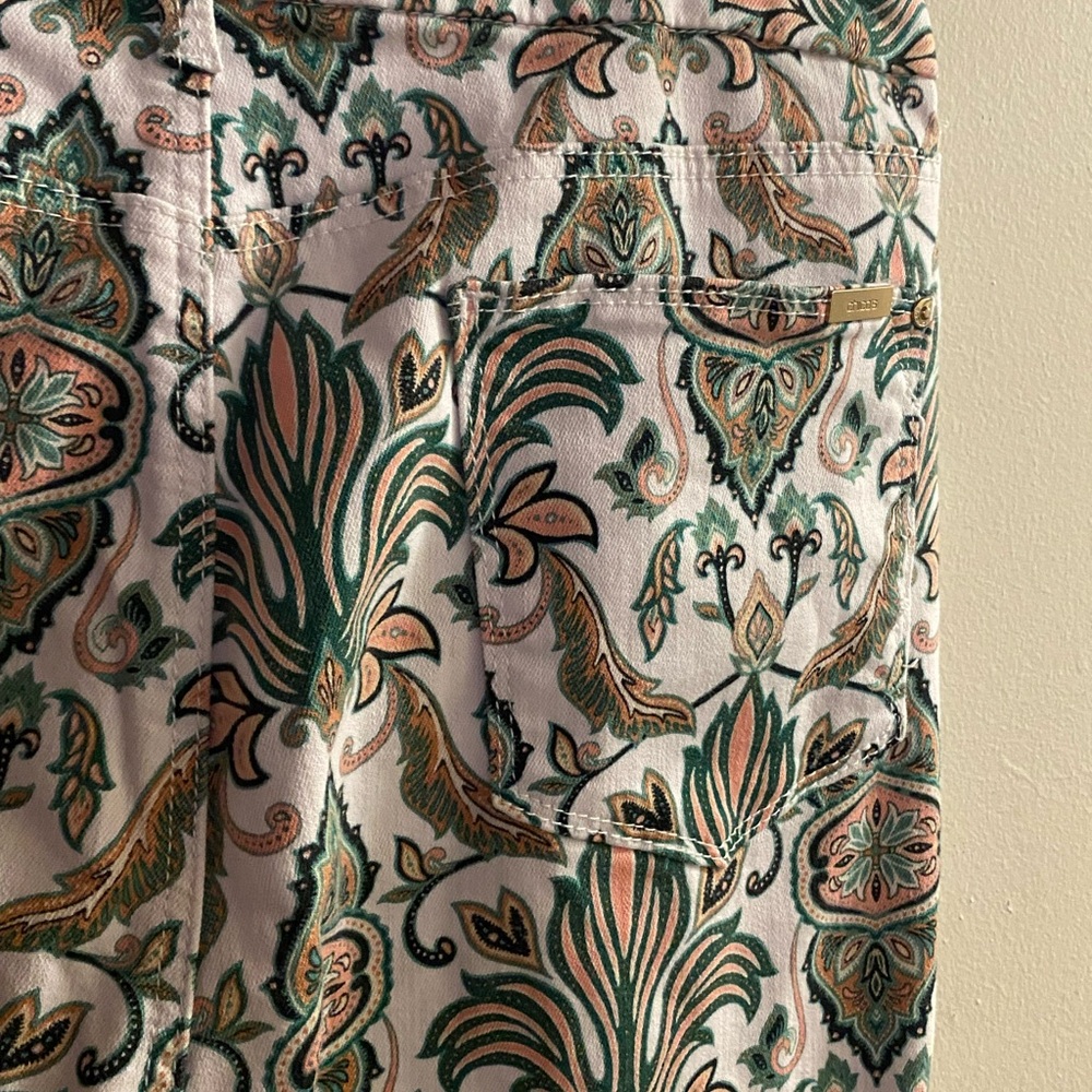 Chico’s Women’s Capri Pants 3P 3 Petite Girlfriend Slim So Slimming Print - Picture 10 of 13